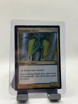 MTG, Crystalline Sliver FOIL Damaged *photos Premium Deck Series Slivers Foil - Image 3
