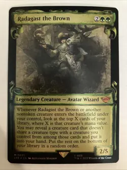 MTG Radagast the Brown 0635 Mythic Showcase Scrolls The Lord of the Rings FOIL - Image 1
