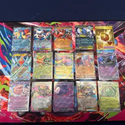 TCG Pokemon EX LOT (Destined Rivals, Mega Evolution, Phantasmal Flames & More) B - Image 1