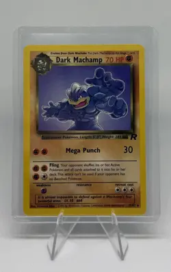 Dark Machamp - 27/82 - Rare - Team Rocket - Pokemon Card - LP - Image 1