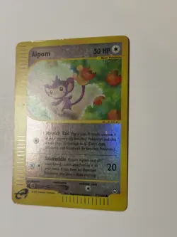 Pokemon TCG Card - Aipom 67/147 Aquapolis Reverse Holo Vintage E-Reader MP - Image 3