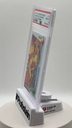 1998 Pokemon Japanese Bandai Carddass Vending #111 Charizard Vs. Magmar PSA 8 - Image 2