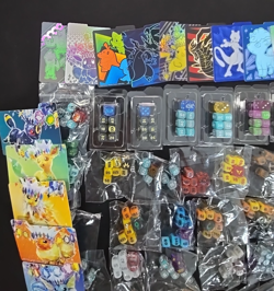 Pokemon TCG Accessory Lot 100+ Dice Counters Markers Dividers Evolving Skies 151 - Image 2