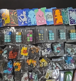 Pokemon TCG Accessory Lot 100+ Dice Counters Markers Dividers Evolving Skies 151 - Image 3
