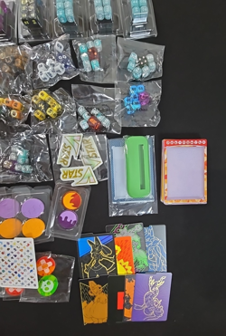 Pokemon TCG Accessory Lot 100+ Dice Counters Markers Dividers Evolving Skies 151 - Image 5