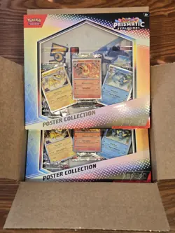 (LOT OF 6) Pokemon Prismatic Evolutions Poster Collection - SEALED NEW - Image 1
