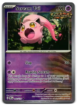 Scream Tail 042/131 - Poke Ball Reverse Prismatic Evolutions Pokemon TCG - NM - Image 1