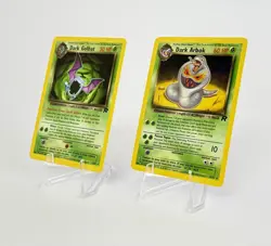 Team Rocket Rare Grass Bundle Dark Golbat Arbok Vileplume Wheezing Pokemon TCG - Image 4