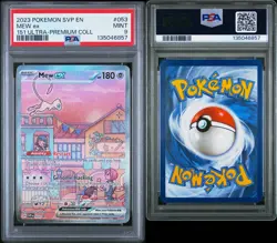 Pokemon TCG Mew EX 053 Scarlet & Violet Promo PSA 9 - Image 3