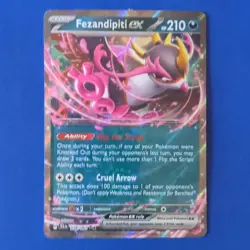 Pokemon Fezandipiti EX 038/064 Double Rare Holo Sv: Shrouded Fable HP210 English - Image 1
