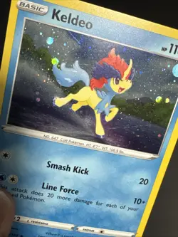 Keldeo Pokemon TCG SWSH Astral Radiance 045/189 Cosmos Holo Promo - Image 4