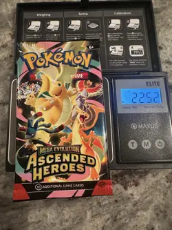 22.52g HEAVY -Pokemon Ascended Heroes Booster Pack -Possible GODU - Image 1