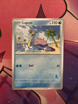 Lapras My First Battle Deck Exclusive Squirtle Stamp Pokemon English Near Mint - Image 1