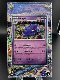 Pokemon TCG Gengar 094/165 Sv: Scarlet & Violet 151 Holo Rare NM + Extended Art - Image 1