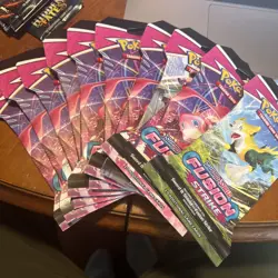 Pokemon Sword and Shield Fusion Strike Sleeved Booster Pack Lot Of 10 - Image 3