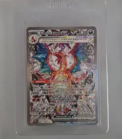 Pokemon TCG Charizard EX Holo Obsidian Flames Sir 223/197 Near Mint Condition - Image 1