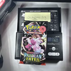 22.40g Paldean Fates Booster Pack Pokemon TCG New Sealed - Image 1