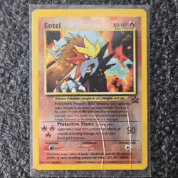 Entei WOTC Black Star Promos Reverse Holo #34 Pokemon - Image 1