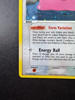 2004 Pokemon Ditto 4/112 EX FireRed & LeafGreen Holo - Image 2