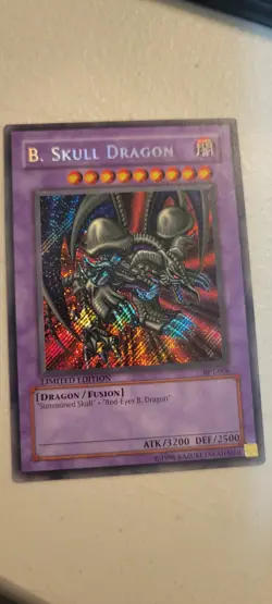 Yugioh B. Skull Dragon Secret Rare 2002 Limited BPT-006 pack fresh Never Played - Image 1