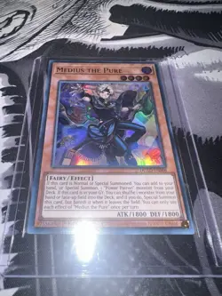 Yu-Gi-Oh! Medius the Pure DUAD-EN008 1st Edition Ultra Rare - Image 1