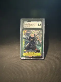 Roronoa Zoro OP07-113 Illustration Box Vol. 3 NM English One Piece Promo CGC 8.5 - Image 1