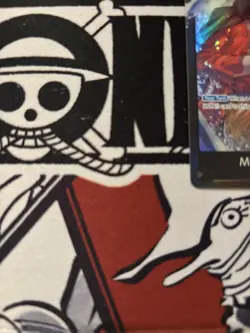 Monkey.D.Luffy (ST08-001) Mint Condition Foil One Piece Leader Card - Image 3