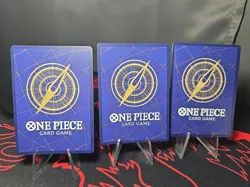 3x Monkey.D.Luffy OP07-109 SR - One Piece TCG Playset Super Rare NM Foil - Image 2