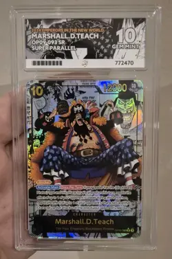 Marshall D. Teach OP09-093 Manga Alternate Art - English ACE 10 one piece - Image 1