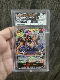 Marshall D. Teach OP09-093 Manga Alternate Art - English ACE 10 one piece - Image 3