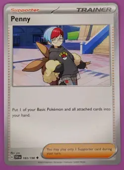 Penny 183/198 Scarlet & Violet Base Set Regular Finish Uncommon Pokemon Card - Image 1