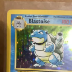 Pokemon Blastoise Base Set Holo Rare 2/102 - LP - 100 1999 English Wizards Card - Image 3