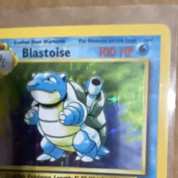 Pokemon Blastoise Base Set Holo Rare 2/102 - LP - 100 1999 English Wizards Card - Image 4