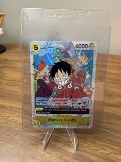 Monkey.D.Luffy (109) OP07-109 500 Years in the Future Foil ERROR card - Image 1