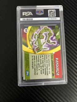 PSA 9 Near Mint 2004 Topps Pokemon Advanced Challenge Rayquaza Card #54 - Image 2