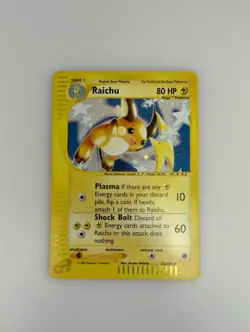 Pokemon TCG Raichu Expedition Base Set Holo Card 25/165 2002 - Image 1