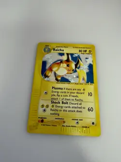 Pokemon TCG Raichu Expedition Base Set Holo Card 25/165 2002 - Image 4