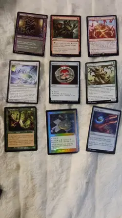 Magic: The Gathering Wizards 9 Card Lot Withering Torment Nut Collector Artifact - Image 1