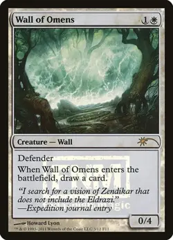 Wall of Omens - Foil Promo Friday Night Magic 2011 LP MTG - Image 1