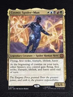 MTG Universes Beyond: Spider-man Cosmic Spider-Man 0127 NM Mythic - Image 1