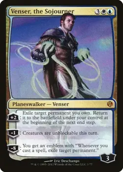 Venser, the Sojourner - Foil Duel Decks: Venser vs. Koth LP MTG - Image 1