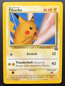 Snap Pikachu Black Star Promo 26 Pokemon League LP/NM 2001 - Image 1