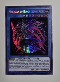 Magician Of Black Chaos Max TN19-EN002 Secret Rare 1st Edition Yugioh NM/M - Image 1