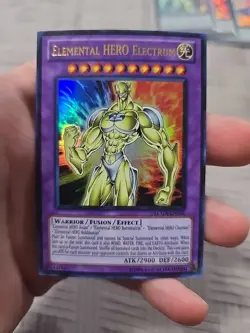 LCGX-EN052 Elemental Hero Electrum Ultra Rare LP Yugioh - Image 1