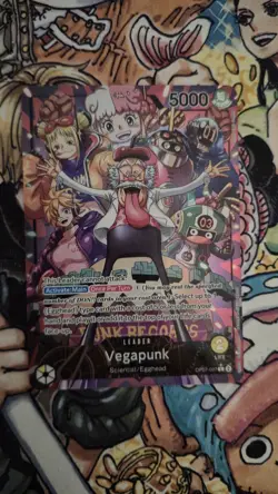 One Piece Vegapunk OP07-097 Leader Alt Art 500 Years in the Future English - Image 2
