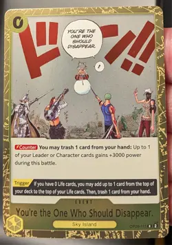 You re the One Who Should Disappear R OP06-115 Foil One Piece English NM - Image 1