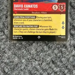 Disney Lorcana Whispers in the Well David Xanatos - 116/204 Super Rare - NM/Mint - Image 4