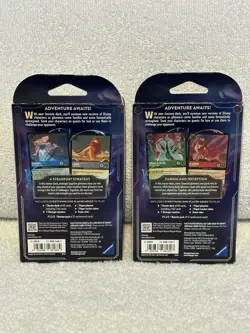 Disney Lorcana- The First Chapter Starter Decks (Set of 2) NEW/ SEALED/ UNOPENED - Image 2