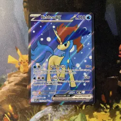 Keldeo ex (White Flare 159/86) full art rare Pokemon TCG card (see pics!) - Image 1