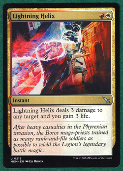 Lightning Helix -Murders at Karlov Manor MKM #218 -Magic: The Gathering MTG Card - Image 1